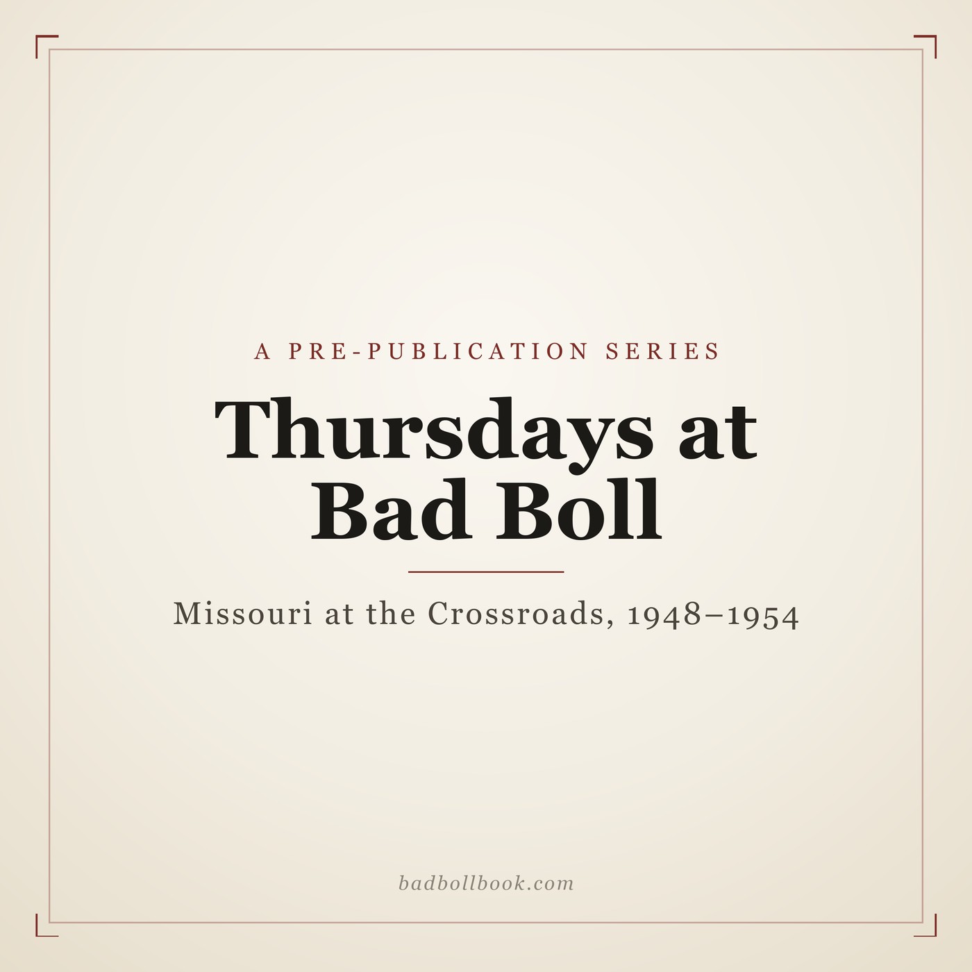 Thursdays at Bad Boll podcast artwork