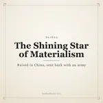 The Shining Star of Materialism