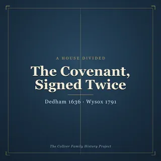 The Covenant, Signed Twice