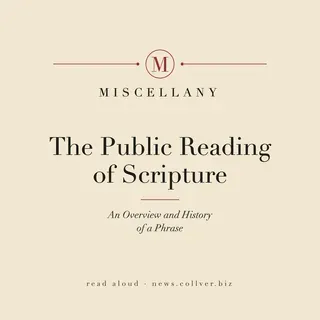 The Public Reading of Scripture