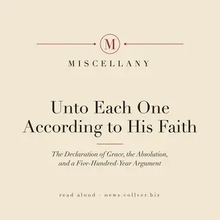Unto Each One According to His Faith